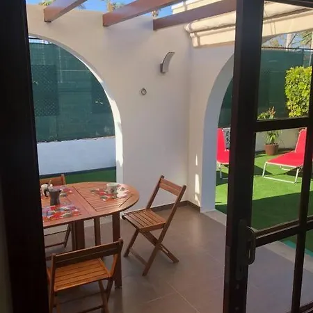 Precioso Bungalow En Complejo Con Piscina * Маспаломас